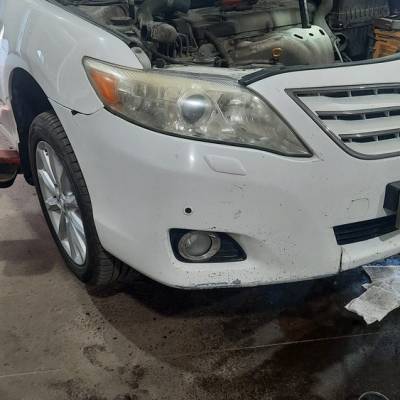 Toyota Camry XV40. Забитые соты радиаторов